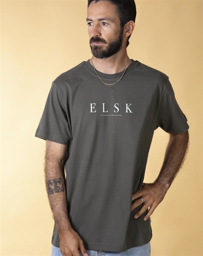 Elsk - Pure Men's Brushed T-Shirt - Granite Green